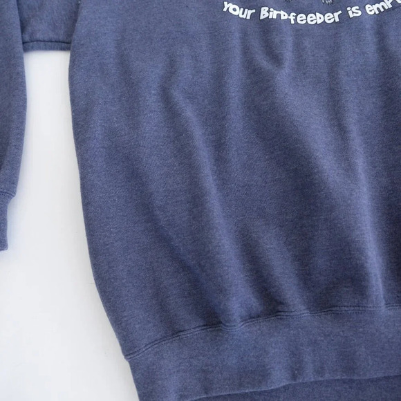 Port & Company Chipmunk Comedy FGrey Crew Neck Cotton Sweater XL - Picture 7 of 11